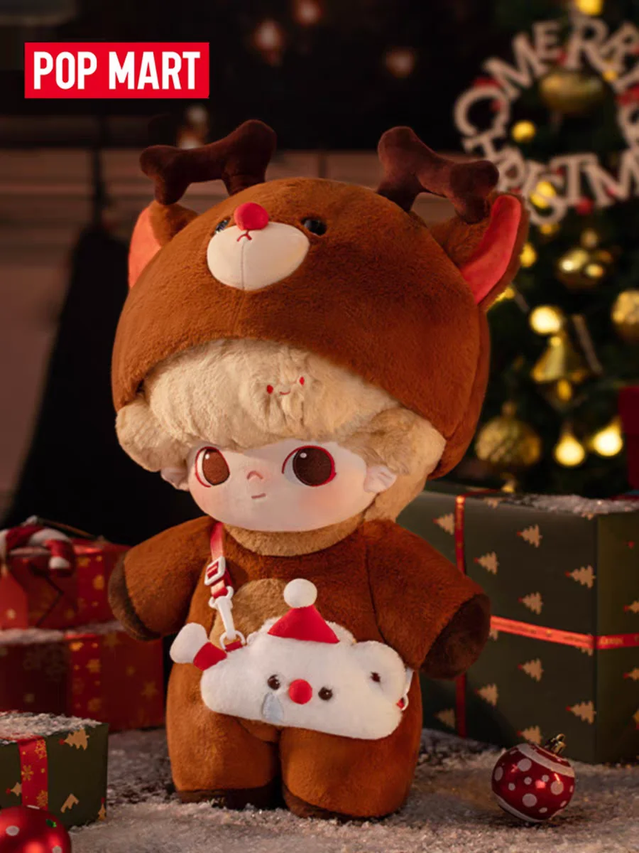 Original POPMART Dimoo Series Cotton Doll Unicorn By Your Side Cute Toy Figure Exquisite Blind Box Surprise Xmas Gift