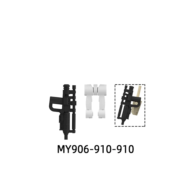 The Robot Action Figures Equipment Pants Hair Parts Model Blocks MOC Bricks Set Gifts Toys MY906-MY910 view 6