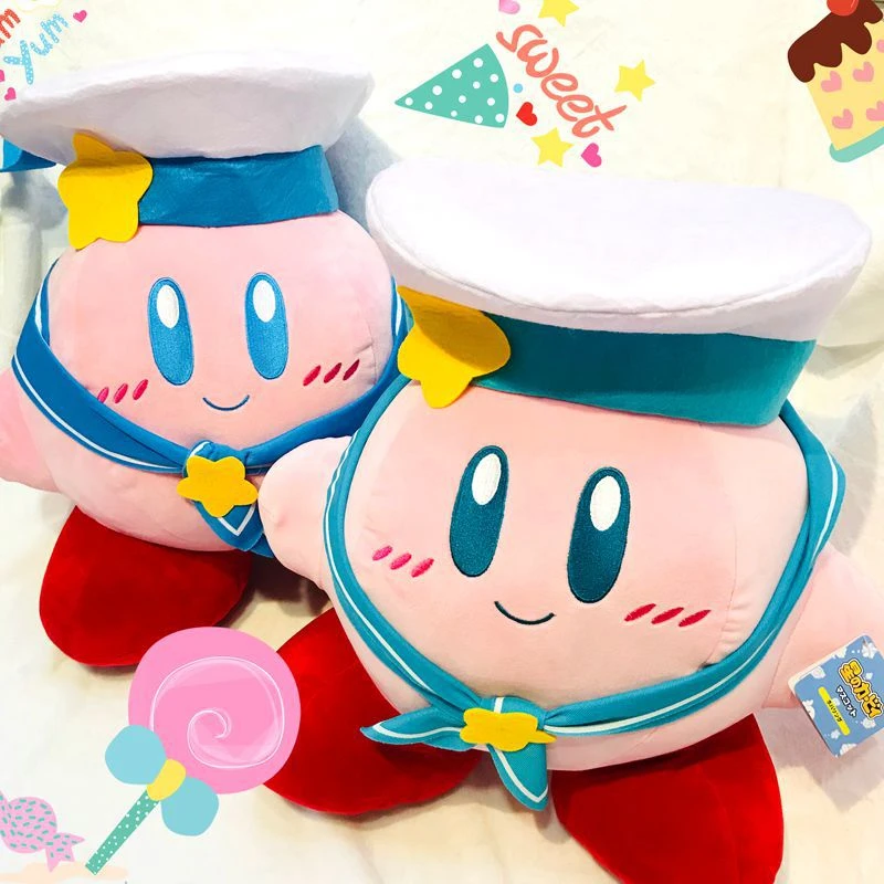 35cm Kawayi 25th Anniversary Kirby Plush Toys Cartoon Soft Stuffed Doll Pillow Plus Cushion Room Decorate For Kids Birthday Gift