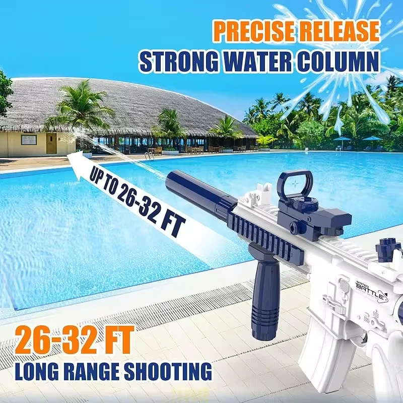 M416 Electric Water Gun Fully Automatic Shooting Toy Beach Outdoor Entertainment Children\'s and Adult Gifts