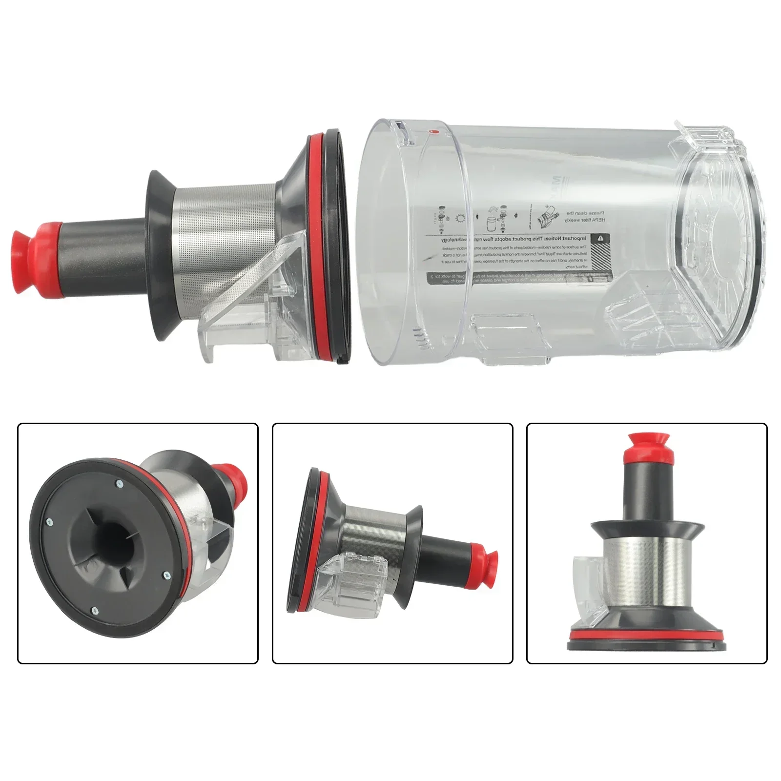 Filter Vacuum Cleaner Parts Filter Professional Vacuum Cleaner Dust Cup Dust Cup P11 Dust Bin Container Long Service Life