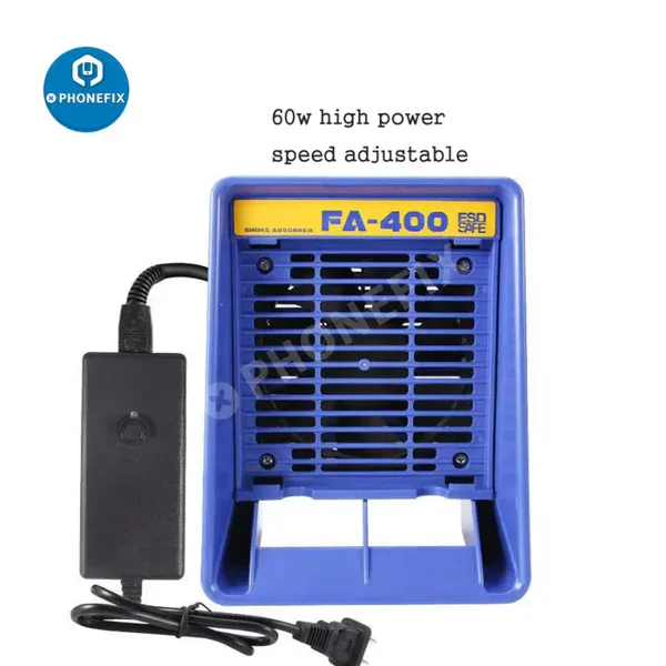 FA-400 Solder Iron Smoke Absorber ESD Fume Extractor Smoking Instrument Activated Carbon Filter Sponge for Phone Welding Repair