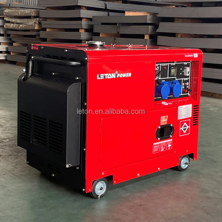 LETON power 110v 220v german 5kw 8.5kw 7.5kva 10 kva 10kva super silent kipor  generator price  generators 10kva