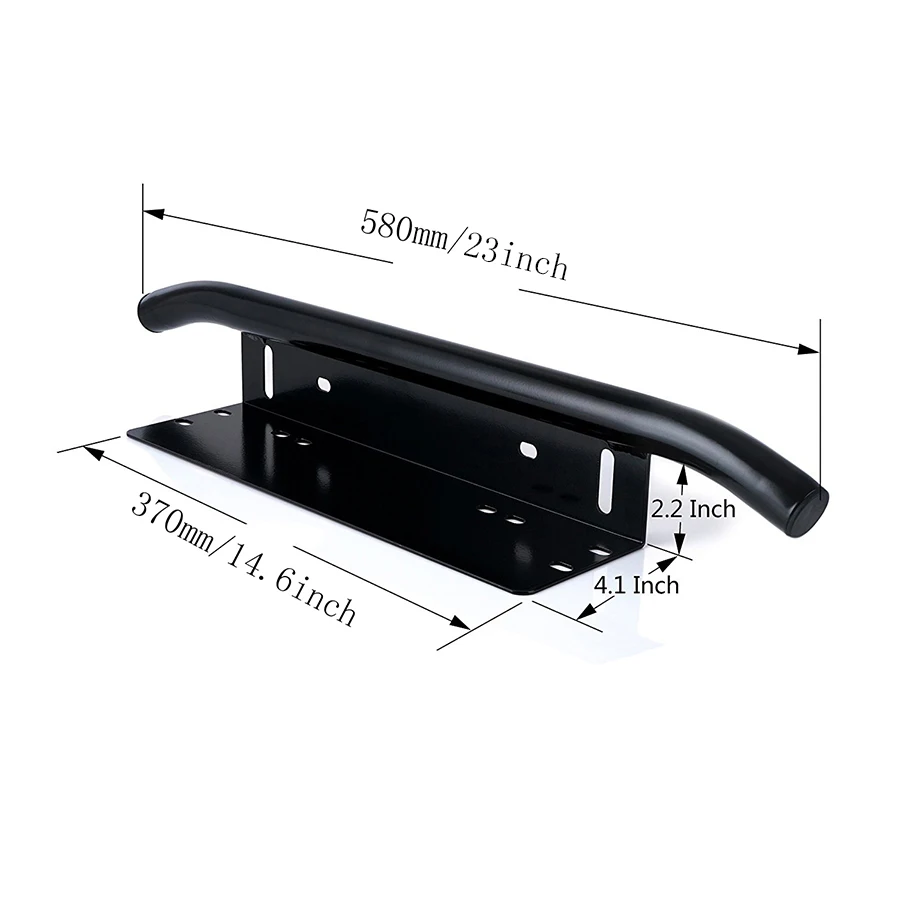 20 inch 126w LED Light Bar License Plate Mount Bracket Bull Bar IP67 Combo Beam Car SUV Offroad Truck 4x4 12V 24V