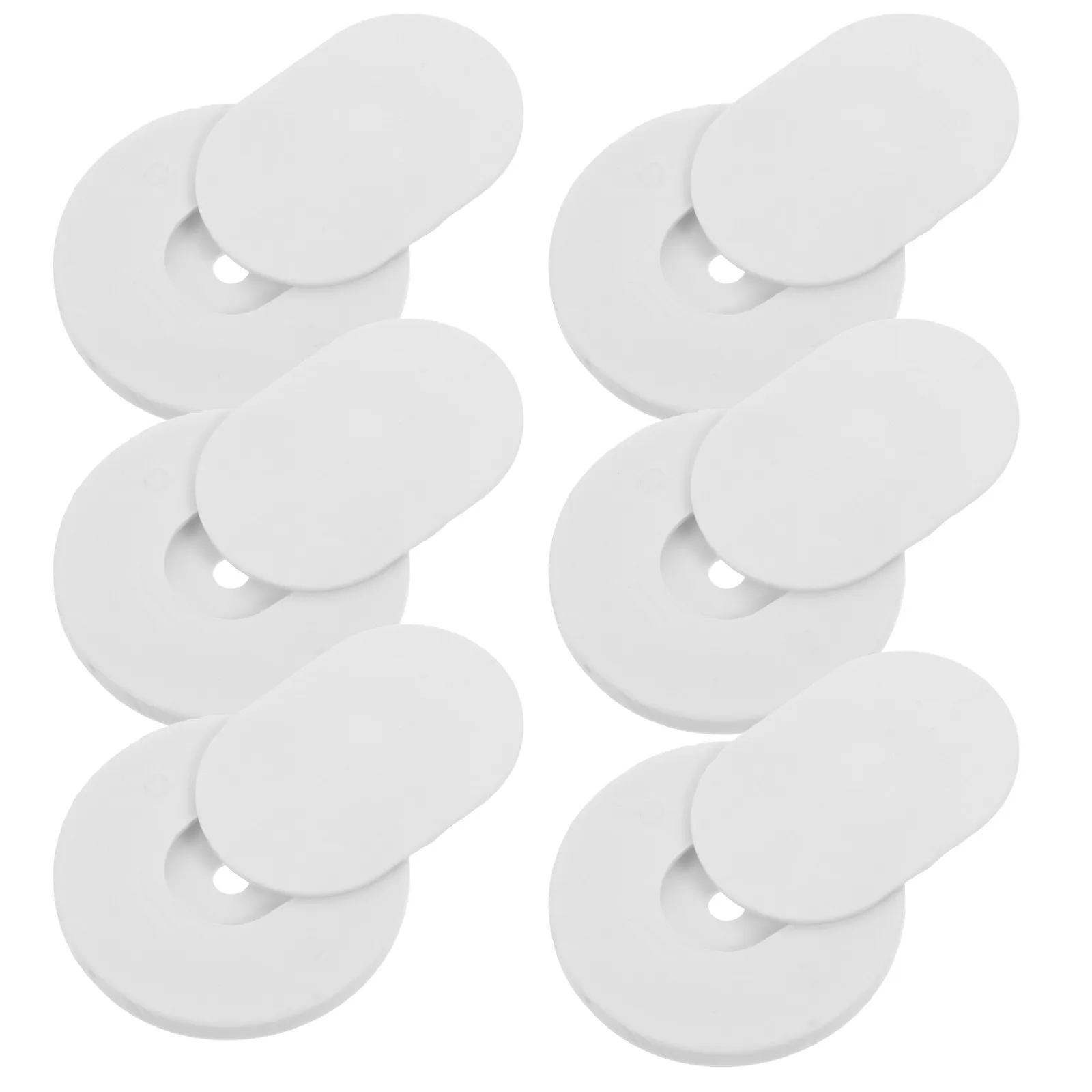 8 Pack Self Adhesive Power Strip Holder Wall Mounted Desktop Socket Organizer Mounting Bracket