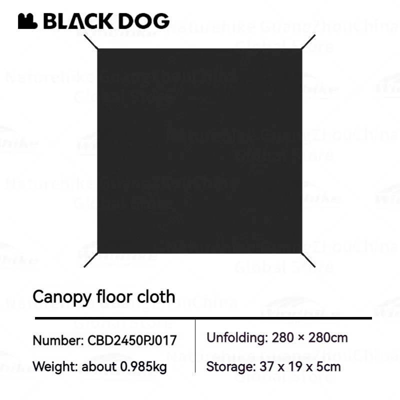 Imagem -03 - Naturehike Blackdog Automática Dome Canopy Acessórios Conector Pano de Chão Cortina de Porta Malha Tenda Splicable Camping Ferramenta