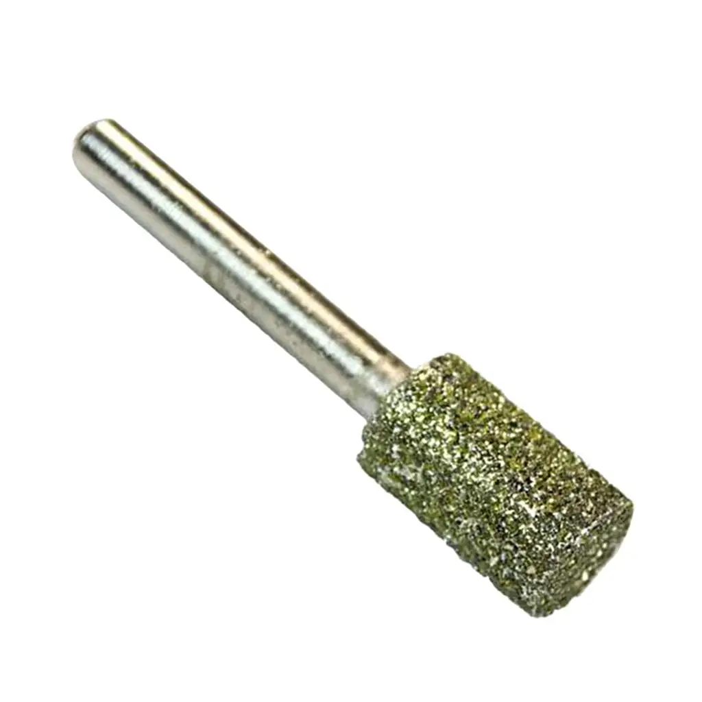 Abrasive Polishing Diamond Mounted Points Cylinder Shank Rotary Tool Bit for DIY Model Engineering