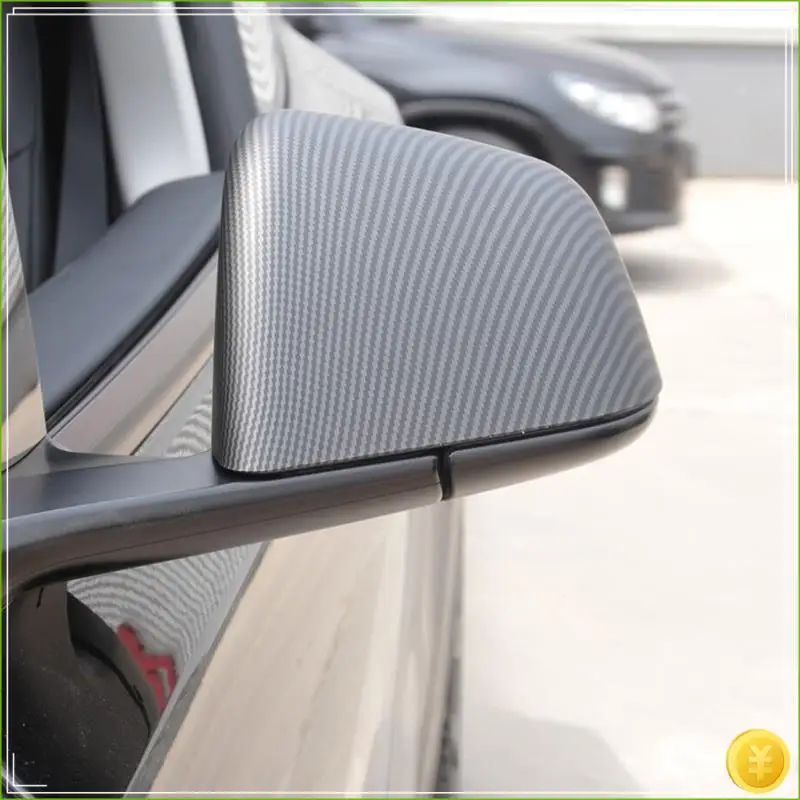 

For Tesla Model Y 2020-2023 Rearview Mirror Cover Side Door Mirror Cover Cap Trim Car Accessories