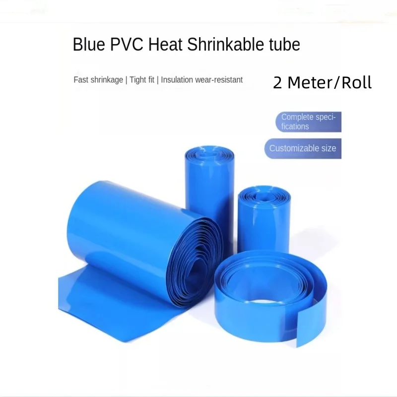 2 Meter PVC Heat Shrink Tubing Shrink Tube A Variety Of Specifications 18650 Battery Shrink Sleeve Insulation Casing