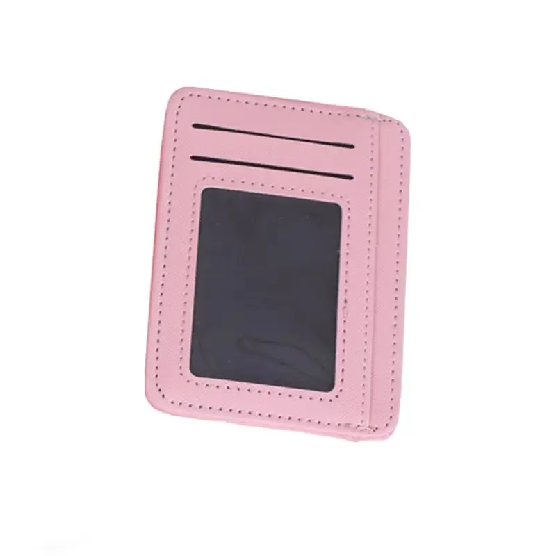 

Women's Ultra-Thin Multi-card Slot Wallet New Style Portable Credit ID Card Holder Simple Solid Short Coin Purse Bag