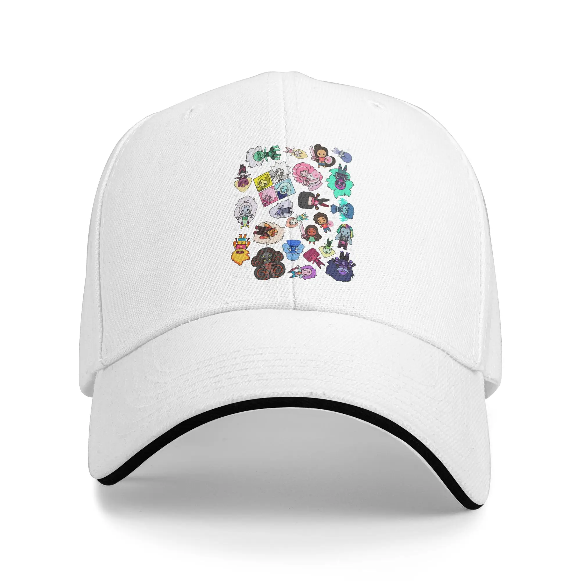 Gorras de Béisbol con Gemas de Granate y Lapislázuli, Gorras Estilo Hip Hop Stevens para Hombres y Mujeres, Gorra Transpirable para Actividades al Aire Libre