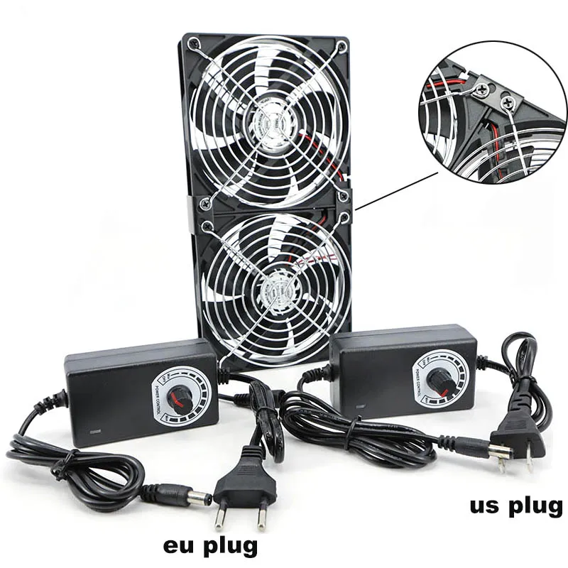 120MM 2 Fans Set 12…