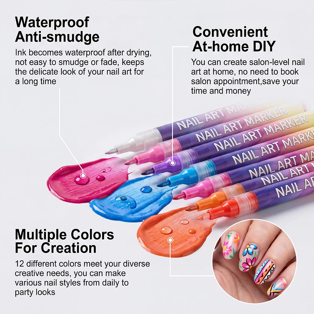 DIY Nail Art Brush Set Fine Ti - огляд і ціна Nail Art Brush Set