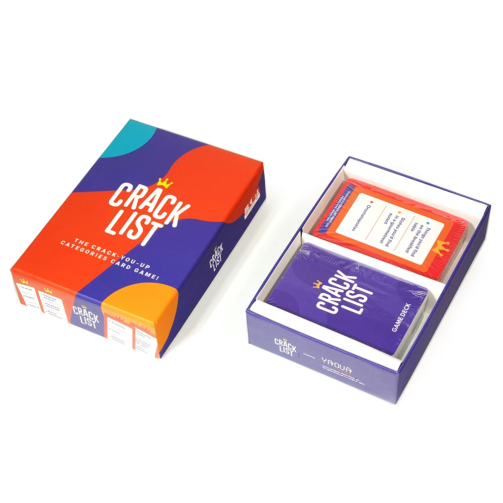 SAVANA Crack List English The Crack You Up Categories Gra karciana 2+ graczy Rodzinne gry planszowe