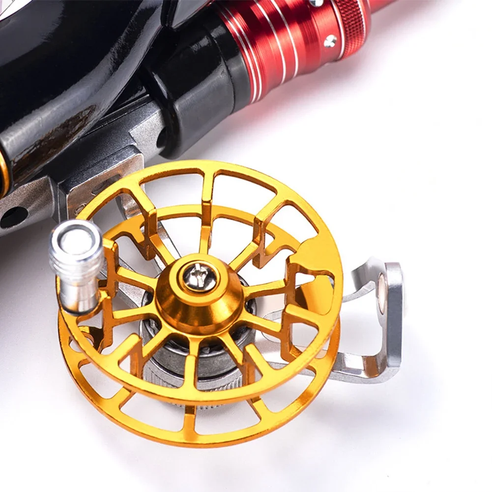 All-Metal Front Wheel Portable Super Light Ice Fishing Spinning Wheel Live Fish Buckle Winter Outdoor Tackle Accessories