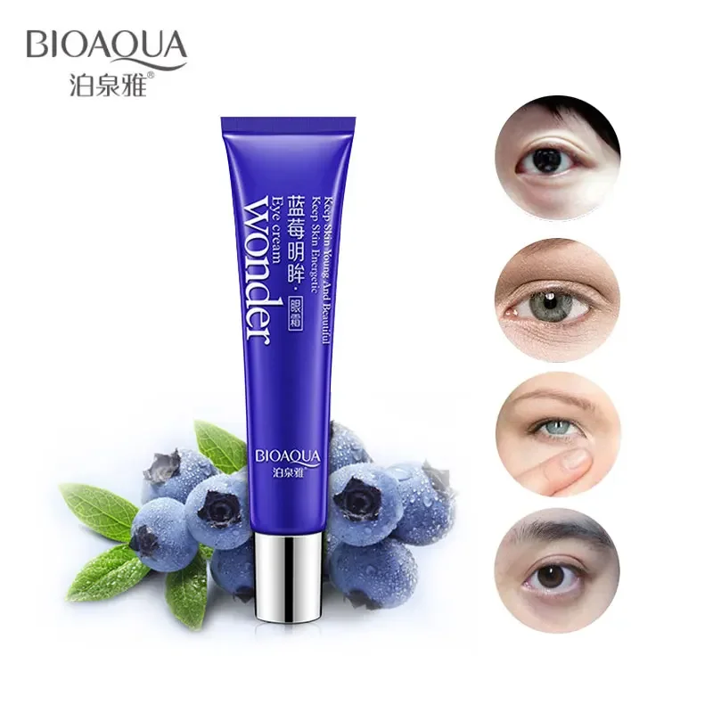 BIOAQUA Blueberry Lighting Eyes Gel Anti Wrinkle Eye Cream Anti-Puffiness Remove Dark Circle Anti-Aging Moisturizing Eye Creams