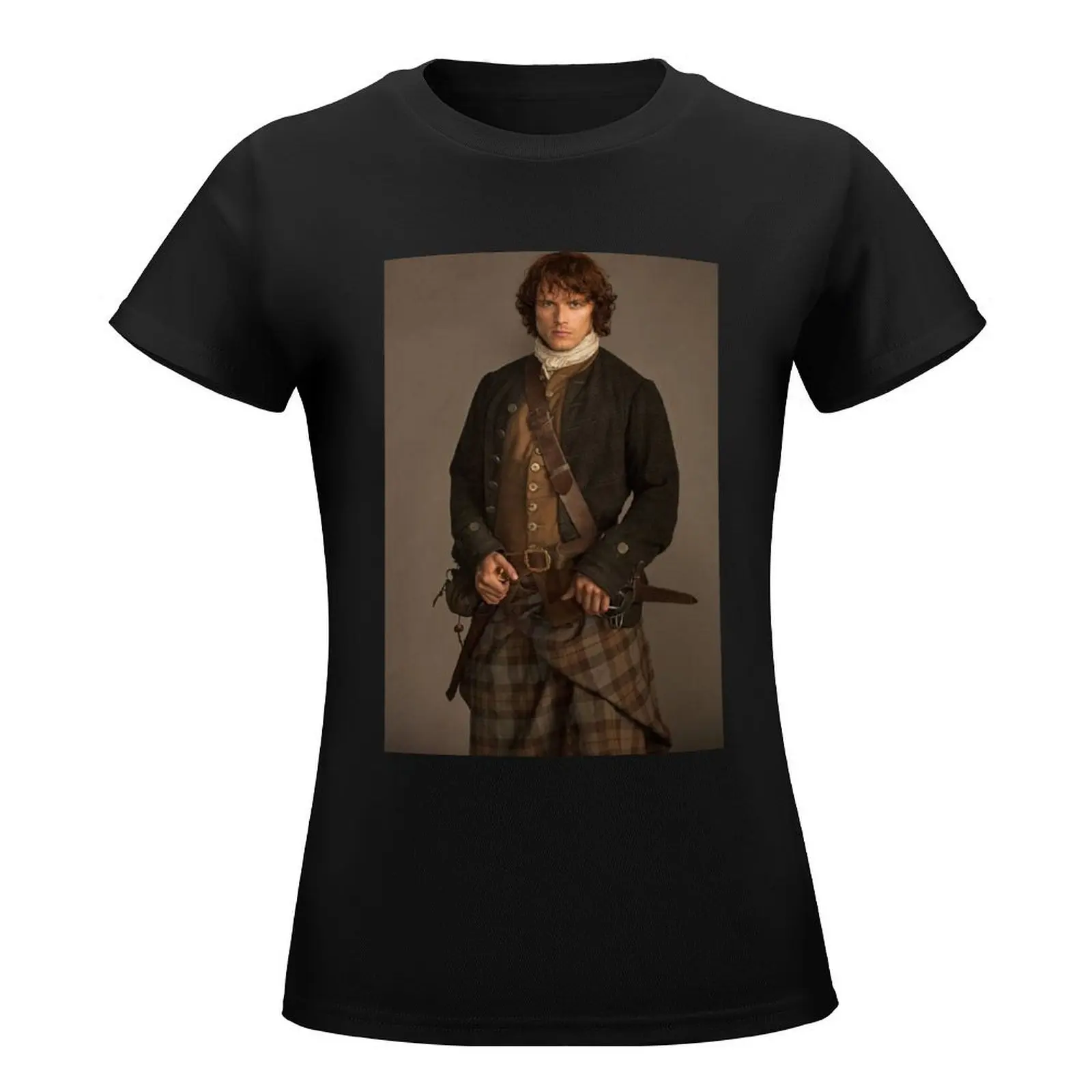 Sam Heughan T-Shirt tees summer clothes aesthetic clothes female designer clothes Women luxury