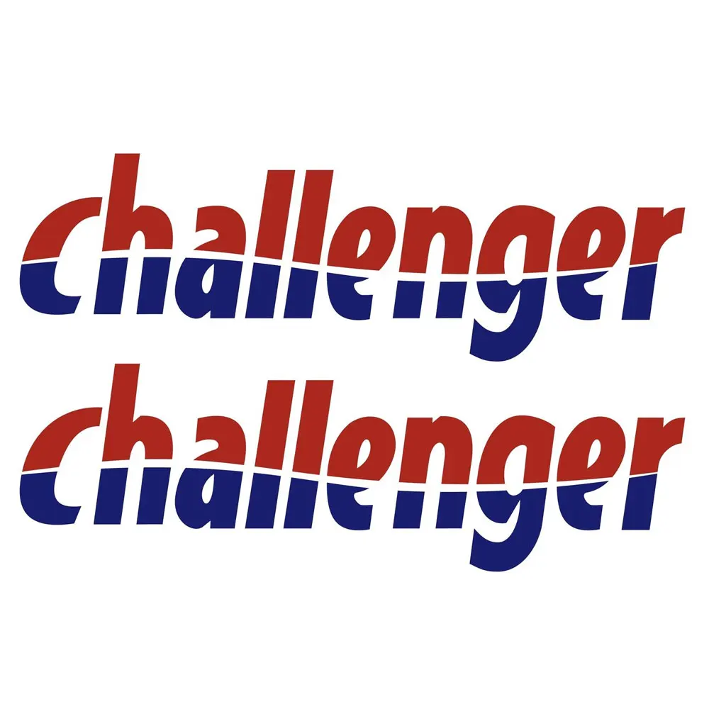 2pcs for challenger  autocollant sticker camping car caravane caravan