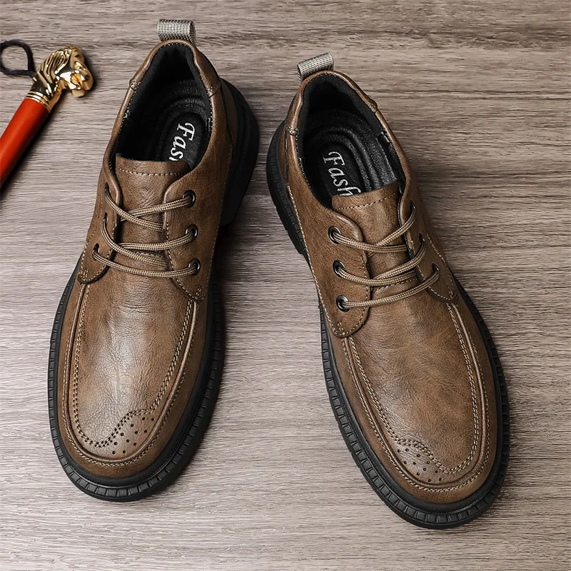 

Men Derby Shoes PU Daily Comfort Business Formal Men Shoes