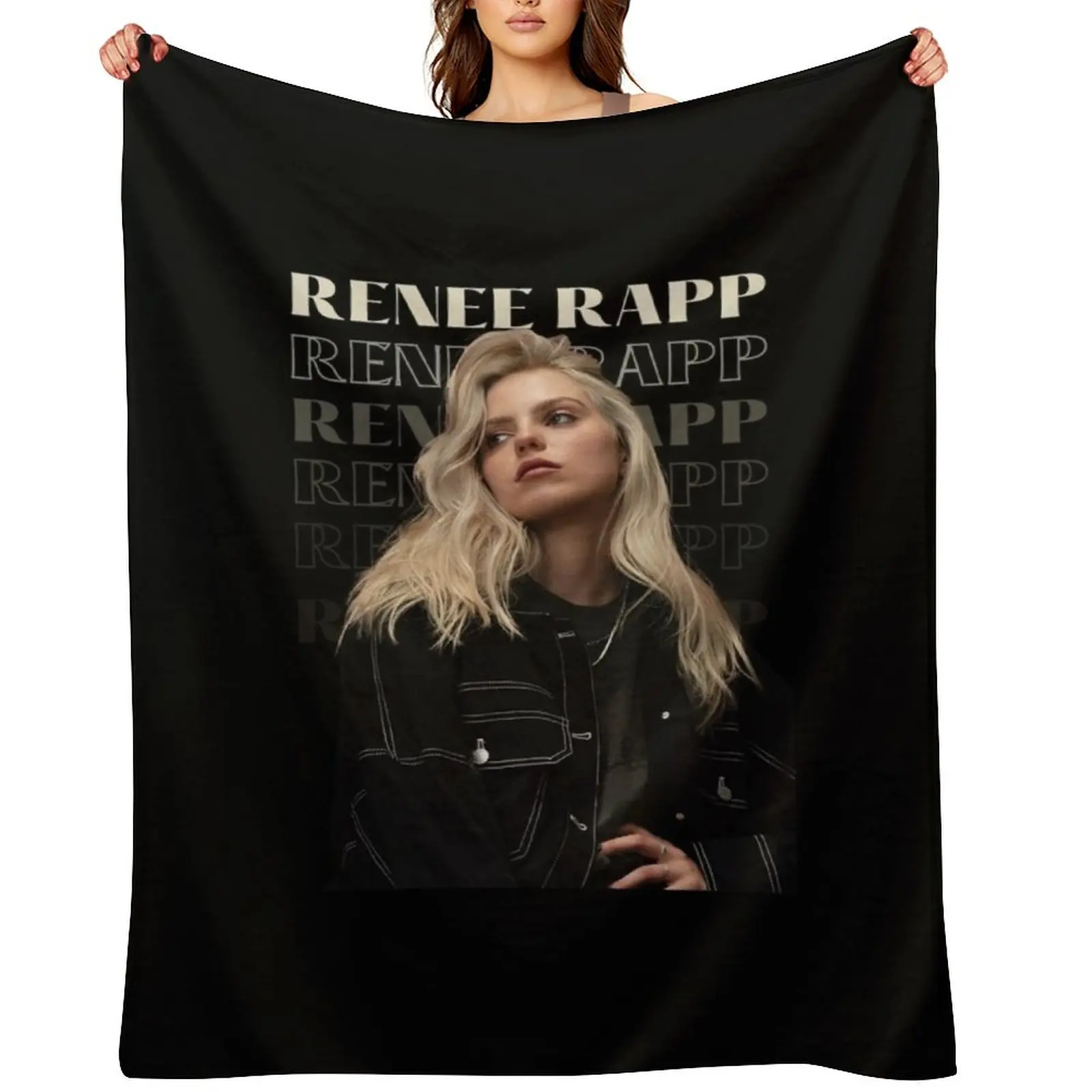 

Renee Rapp Throw Blanket Furry Decoratives Vintage Sleeping Bag Blankets