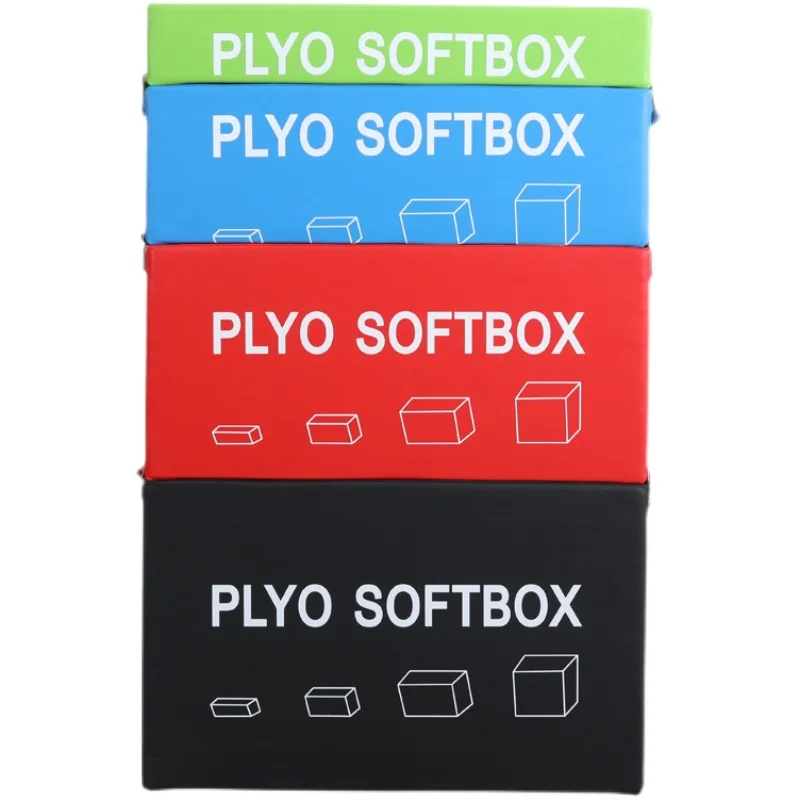 صندوق القفز لينة الصالة الرياضية 4 في 1 قوة المادية للأطفال القفز الطاقة مزيج الجمباز حصيرة التدريب صندوق القفز