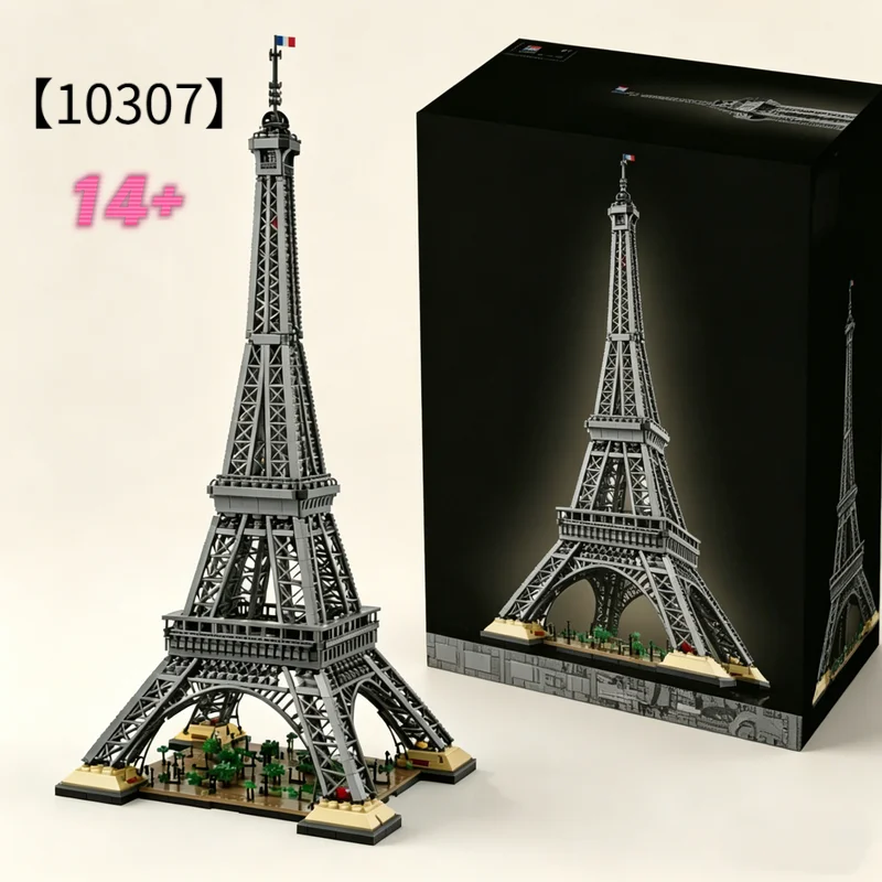 

In Stock 2026 Hot 1.5M Eiffel Tower 10307 PARIS World Renowned Landmarks Building Block Model Kit For Festival Birthday Gifts