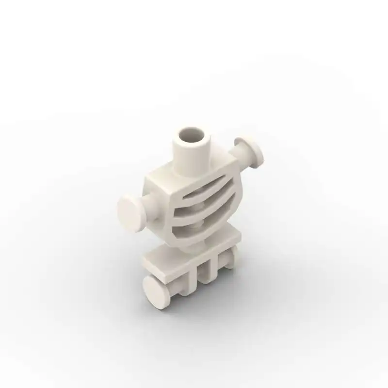 Moc 10 pçs parte tijolo 60115 esqueleto corpo blocos de construção ombro compatível montar quebra-cabeça partículas brinquedo diy dia das bruxas presente do miúdo