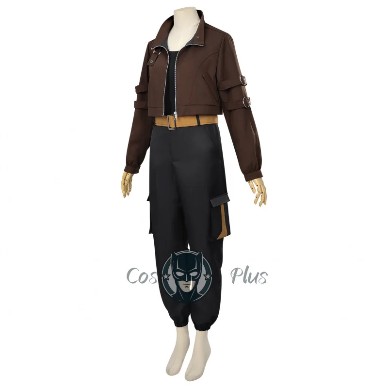 Luye la leyenda de Hei 2 Cosplay Anime película disfraz Chocolate traje de vuelo chaqueta Punk pantalón cinturón Y2K moda Cos fiesta de Halloween