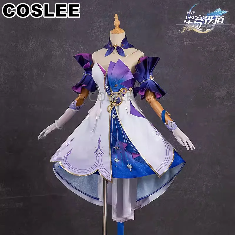 COSLEE Robin Cosplay Costume Honkai: Star Rail Game Suit Lovely Uniform Dress Halloween Carnival Party Outfit Women XS-3XL New