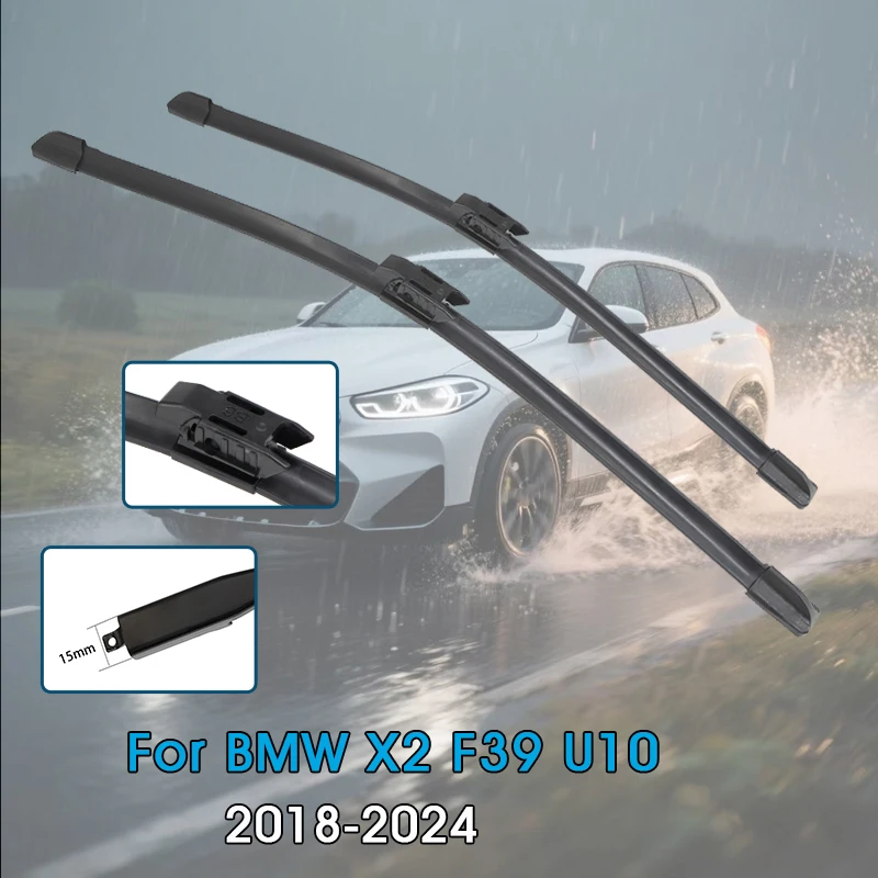 

Car Wiper Blades For BMW X2 F39 U10 2018 2019 2020 2021 2022 2023 2024 Front Window Windscreen Windshield Wiper Auto Accessories