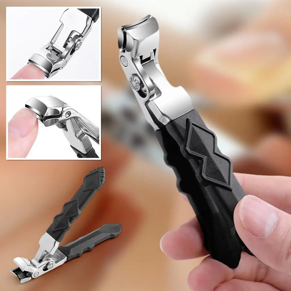 Nail Clippers for Seniors Long Handle Pro Toenail Clippers Senior Nail Clipper for Thick Nails Nail Cutter Trimmer Manicure Tool