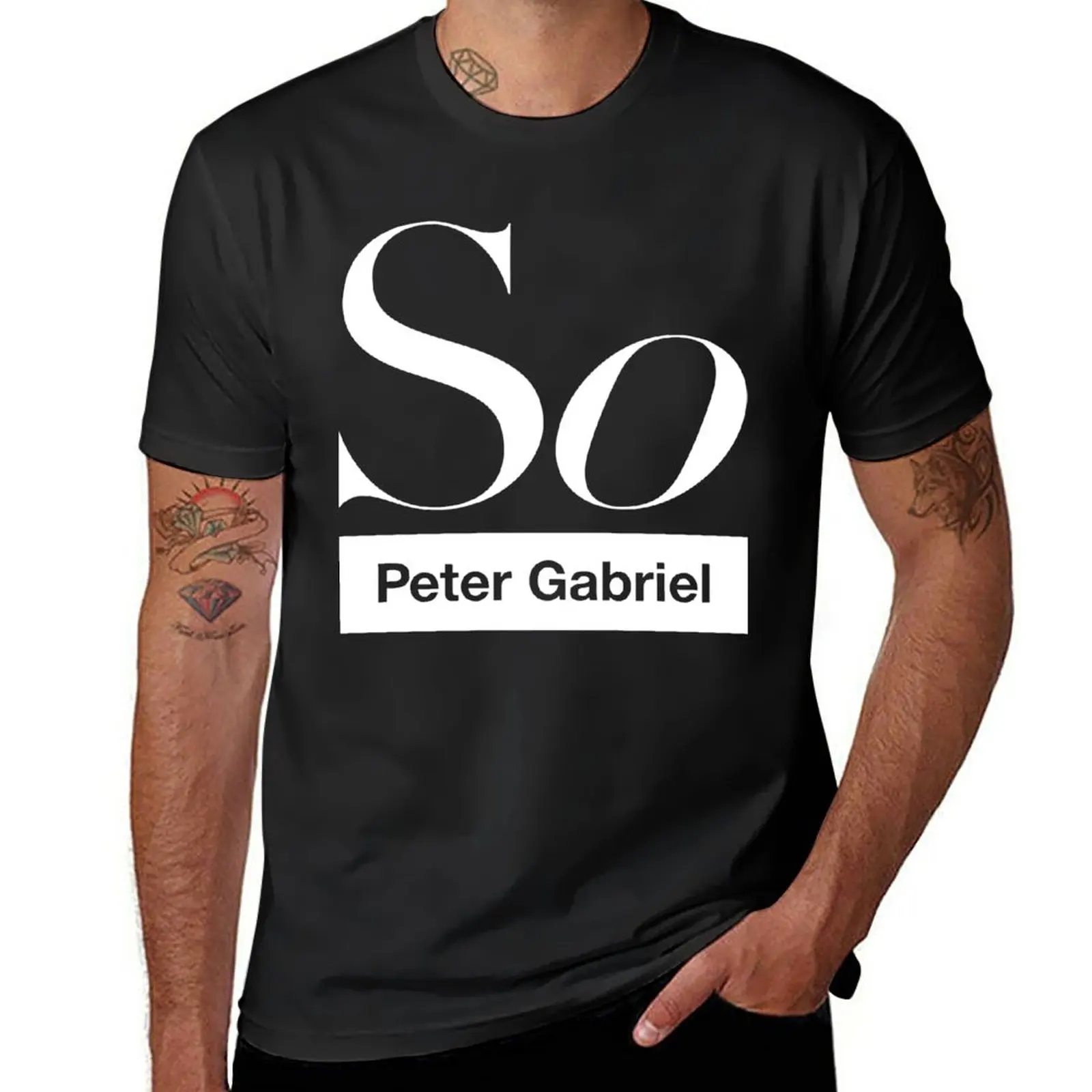 

New Peter Gabriel - So T-Shirt custom t shirts design your own vintage clothes mens big and tall t shirts