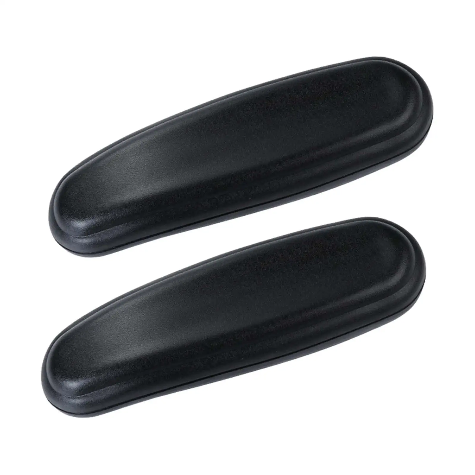 2 Pieces Office Chair Armrest Replacement Pads Cap Universal Accessories Computer Chair Parts Simple Line Easily Install PU