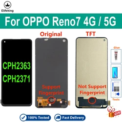 LCD For Oppo Reno7 4G CPH2363 Display Touch Screen for Reno 7 5G CPH2371 Digitizer Replacement Parts With Free Tools 100% Tested