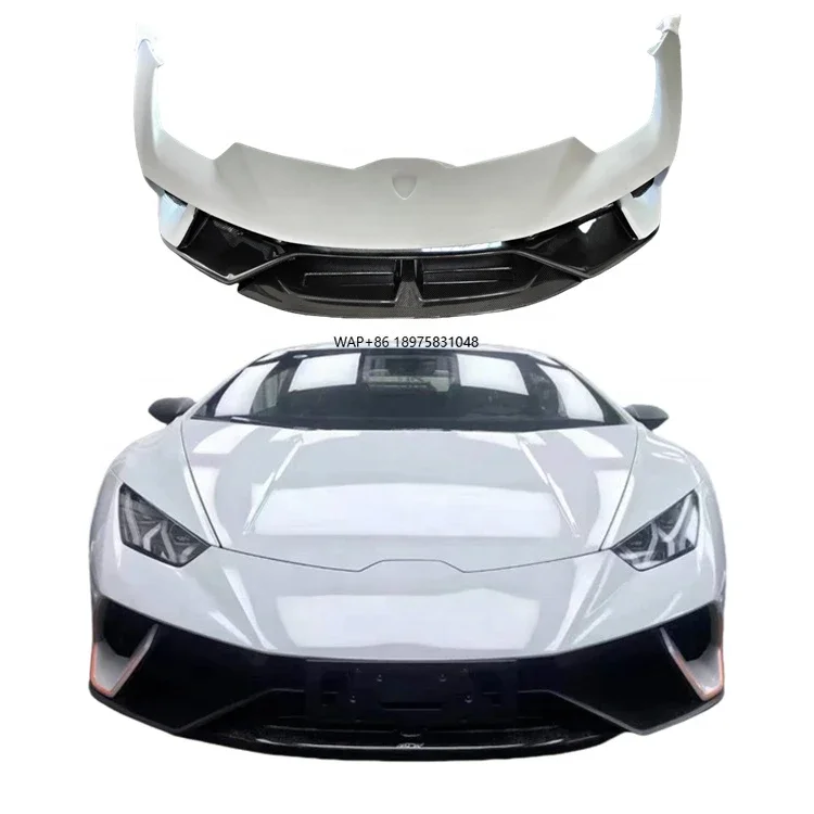

P-style Track Version Semi Carbon Fiber Half Front Bumper Body Kit for LP580 LP610 Body Kit