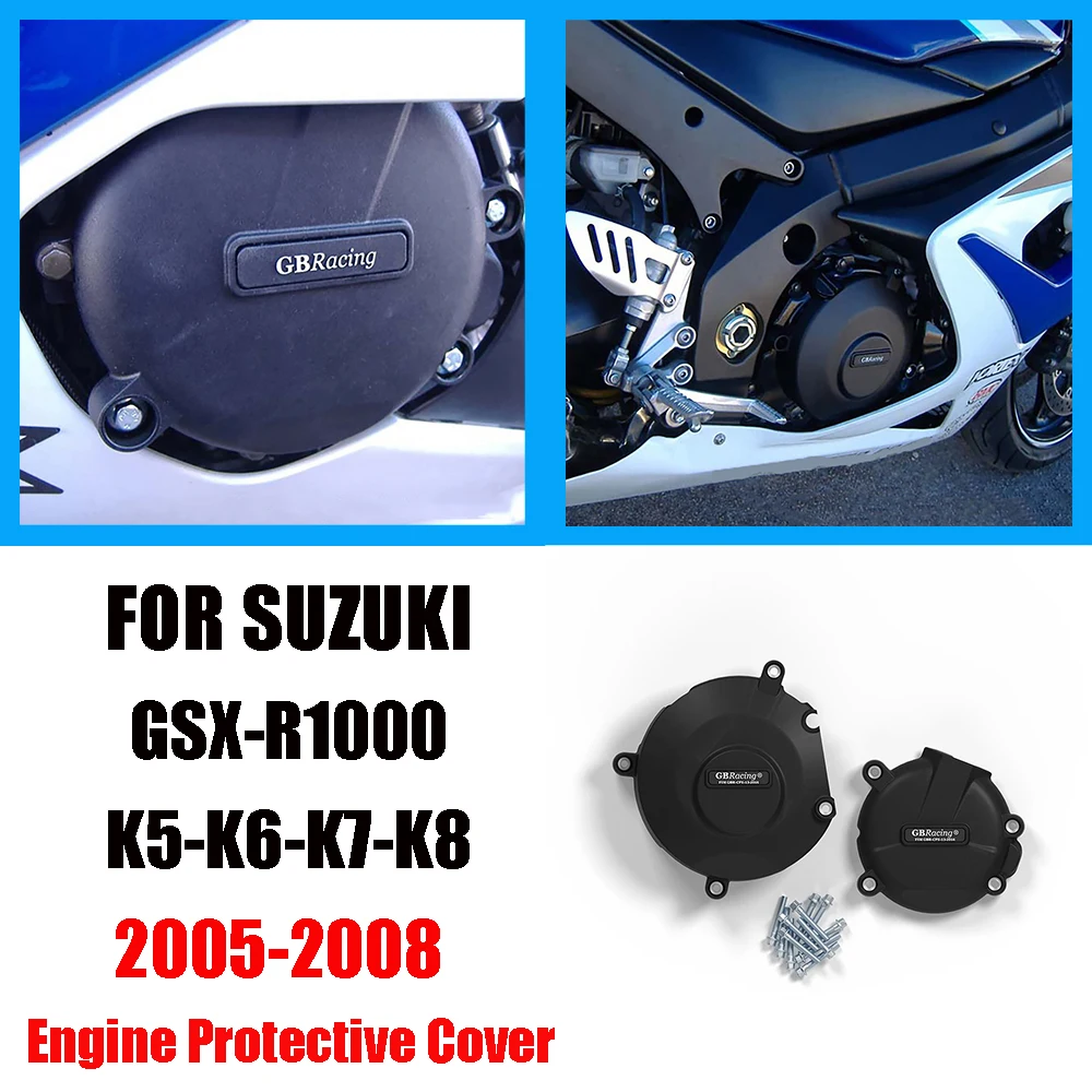 

Motorcycles Engine Cover Protection Case GB Racing For SUZUKI GSXR1000 2005 2006 2007 2008 K5 K6 K7 K8 GBRacing Engine Covers