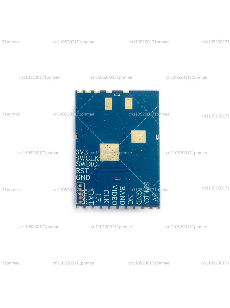 7.2GHz Video Receiver Module RX7500 6000-7500MHz 6SPI Signal Level 3.3V Up to 100K Rate for RC Model Parts