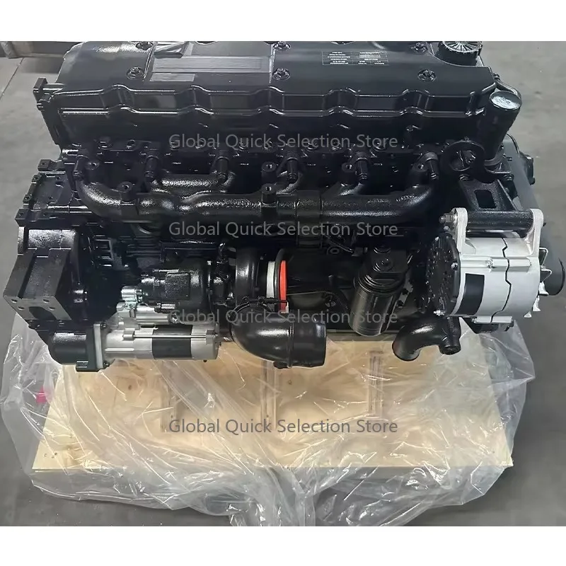 For Tractor Truck Engine QSB6.7-205kw Dies-el Motor Euro 3 Emission Reliable Power Fuel Efficiency for Commercial Tractor