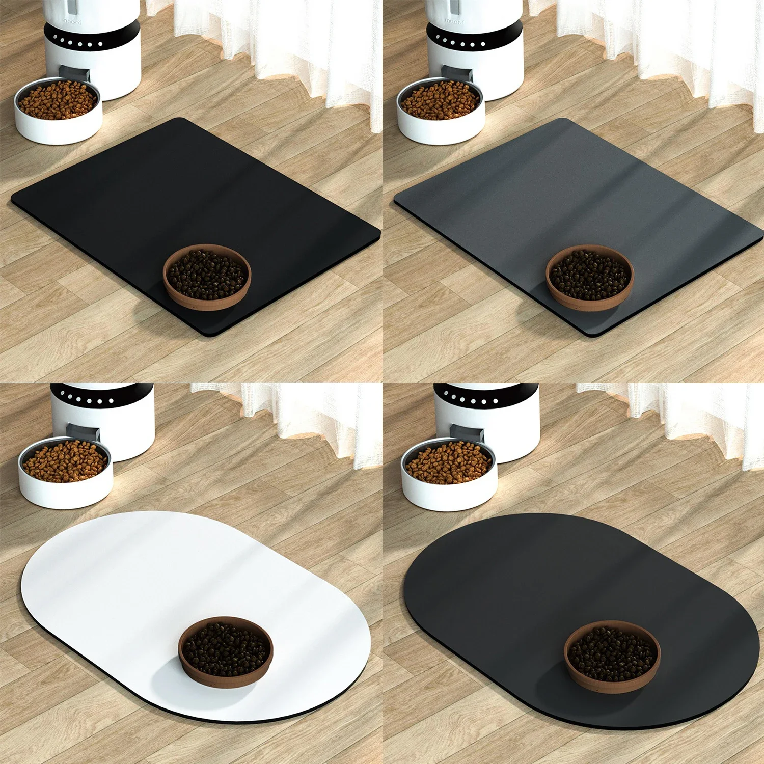 

1PC Pet Placemat No Stains Quick Dry Absorbent Dog Food bowl Mat Cat Feed Mat Cat Dog Drinking Feeding Placemat Pet Feeder Pads