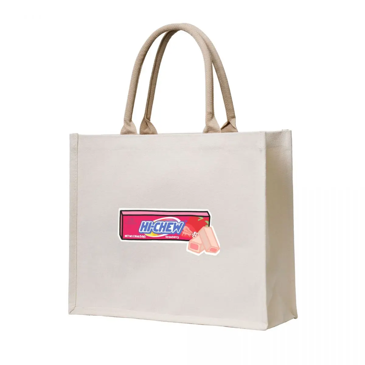 

Hi Chew Strawberry Candy Tote Bag tote bag canvas shopper bags for women Large bags for women tote bags aesthetic