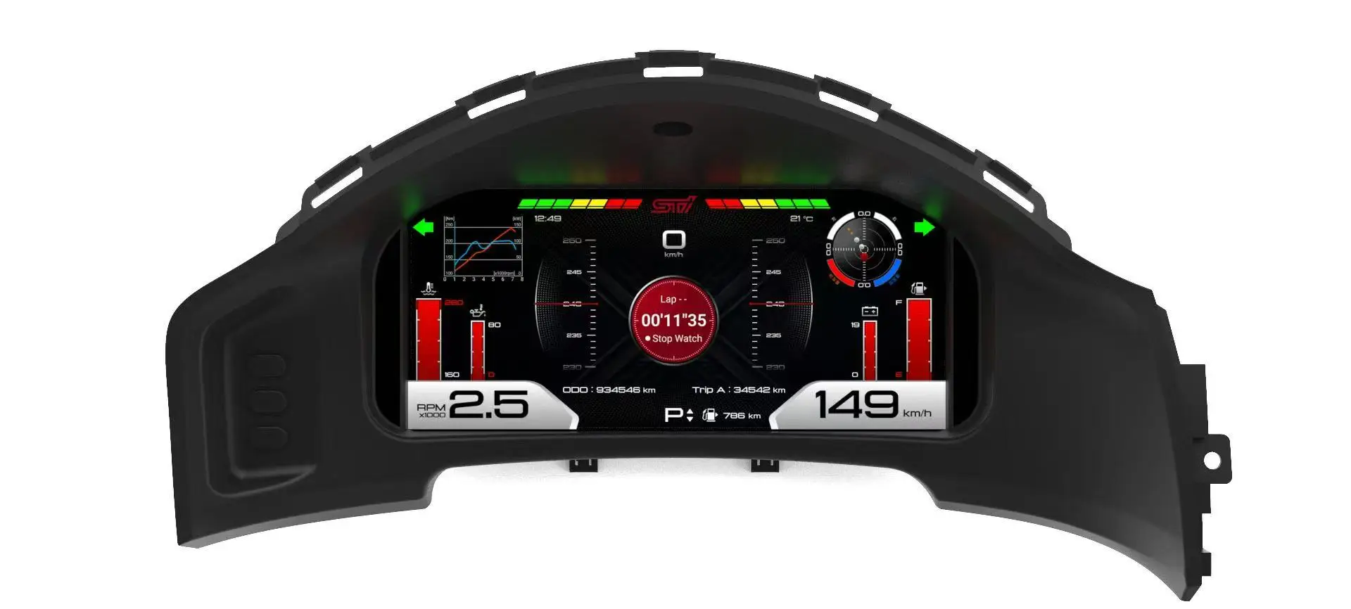 

Car Digital Cluster For Toyota 86 Concept 2013-2019-Auto Instrument Panel Speedometer Dashobard Meter Odometer VIrtrual Cockpit