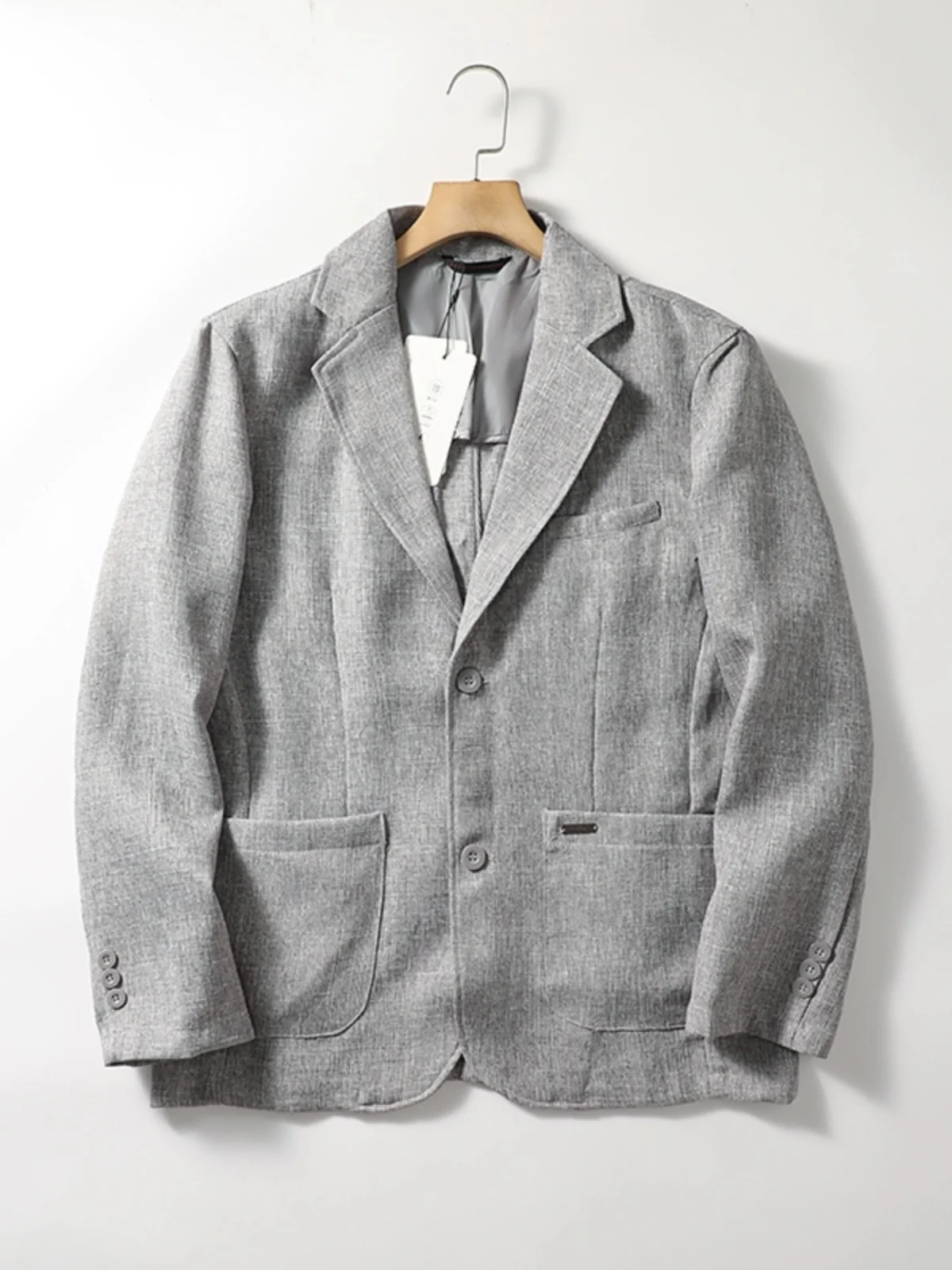 

Golf Series 3D Tailored Men's Suit Jaet Breathable Anti-Wrinkle Single Row Button Faionable Autumn Busin Casual Coat