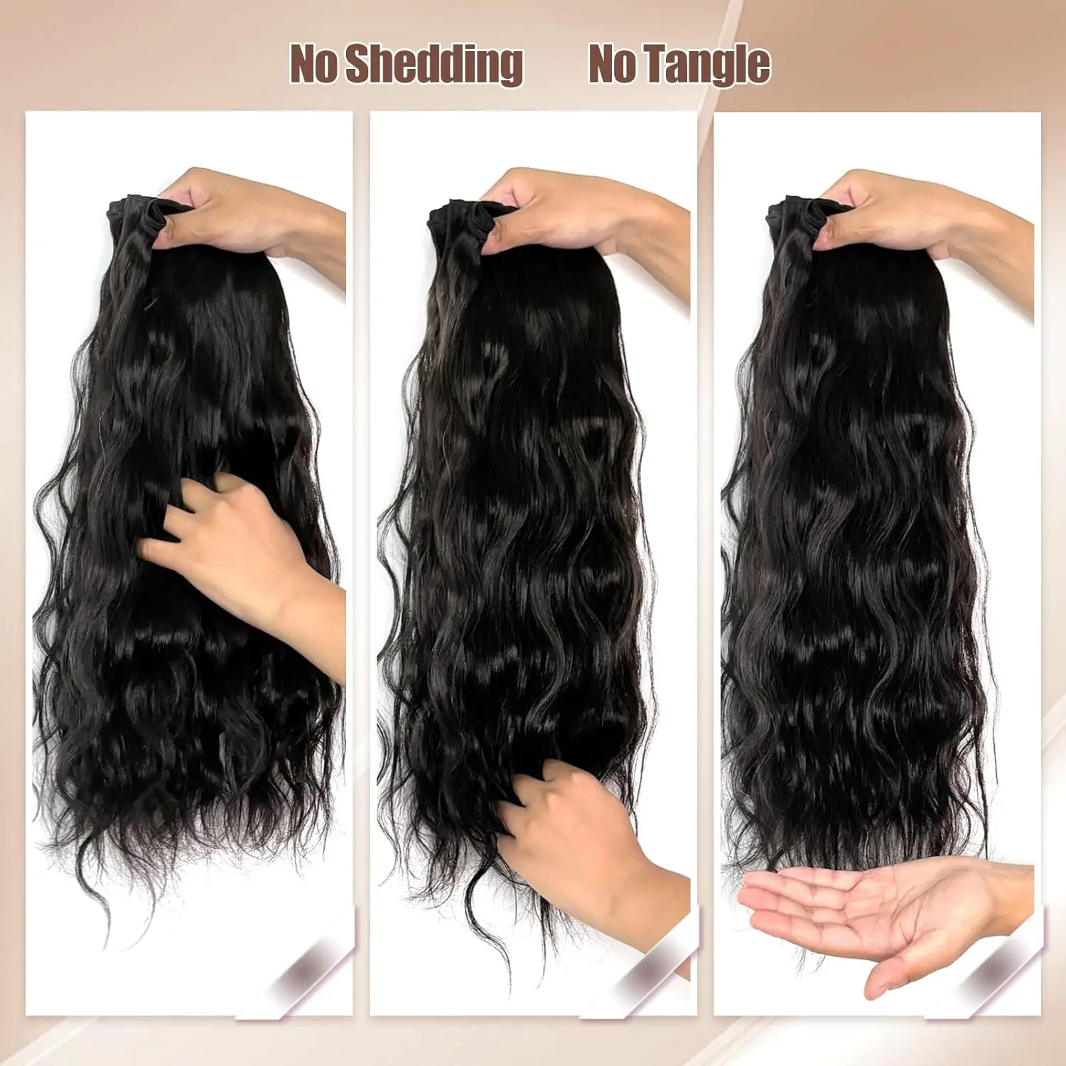 16A Raw Cambodian Human Hair Bundles Body Wave 100% Virgin 