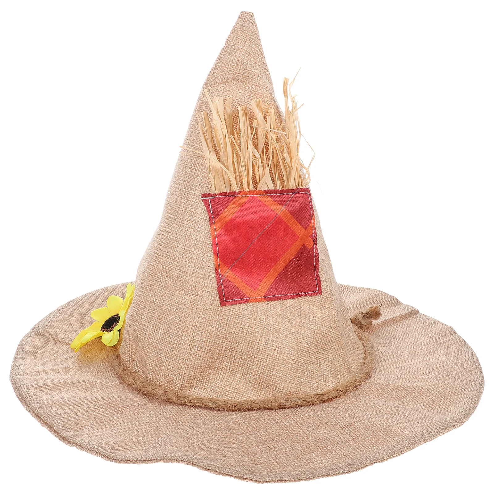  Burlap Hat Festival Magician Witches Woman Halloween Decoration Novelty Miniature Child