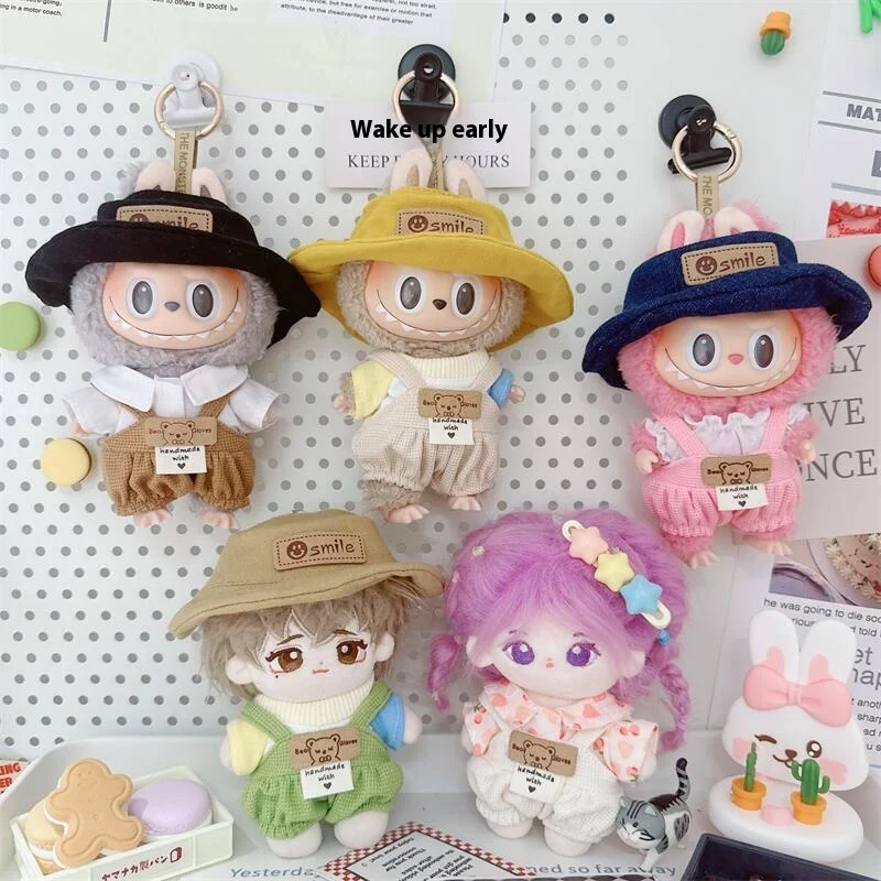 

17 см мини-руба из кожи, аксессуары для Coreia Kpop exo labub idadolo Bonecas urso roupas gerais diy present