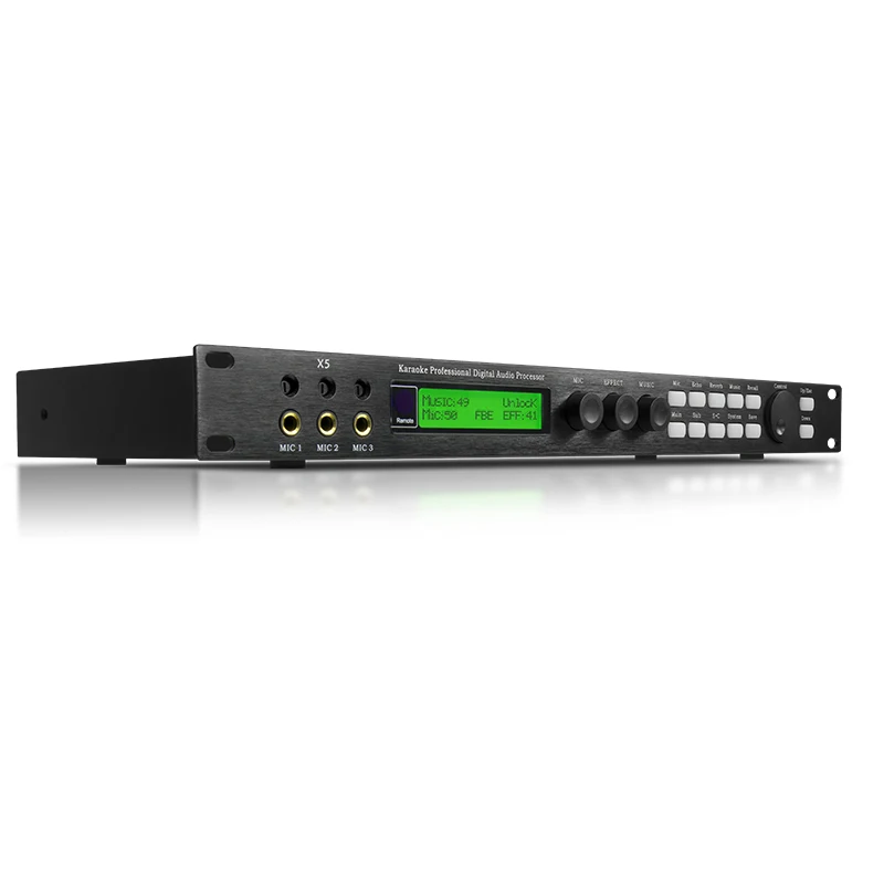Nieuwe RU-X5 fabrieksgroothandel Karaoke Effector luidsprekerprocessor Digitale audioprocessor voor KTV-kamer