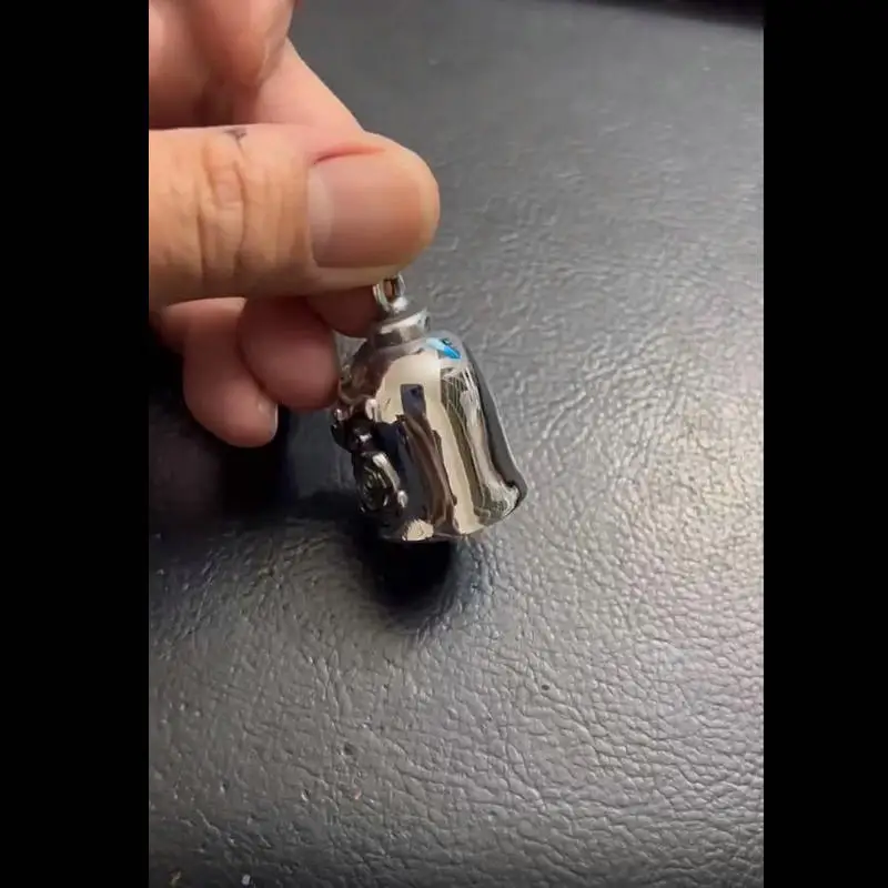 Stainless steel casting polished gun, rose riding exorcism bell
