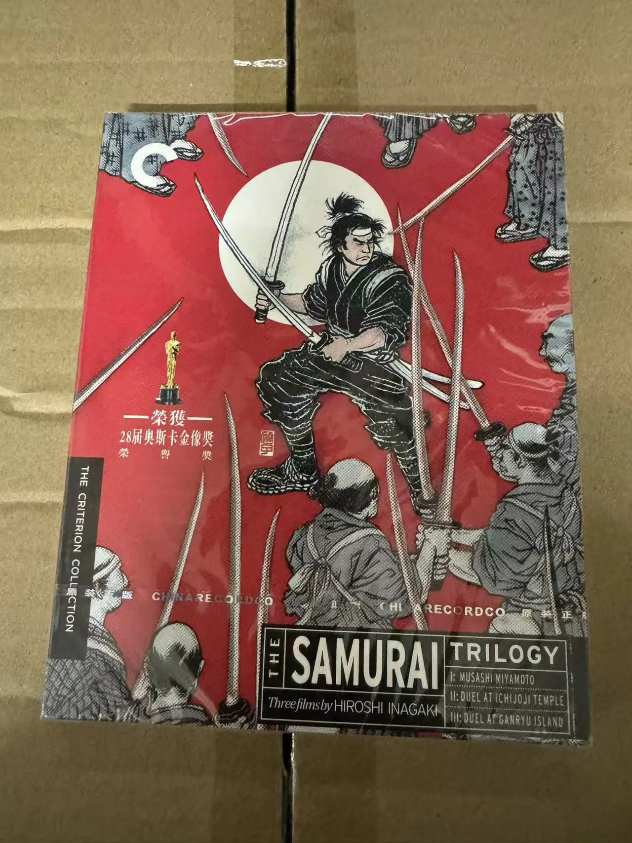 

Коллекционный набор Blu-ray: три диска, трилогия Миямото Мусаши, японский исторический боевик, диски с Тосиро Мифунэ