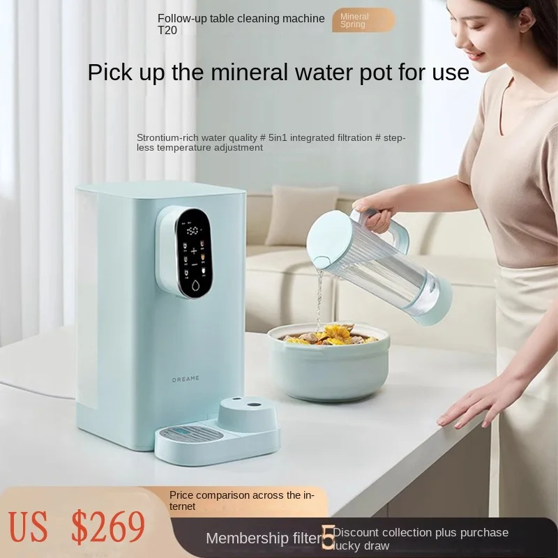 Instant Hot Water Dispenser T20 All-in-one Purifier R0 Osmotic Reverse Pump Dispender Household Appliances Garrafon 20 Lt Cooler