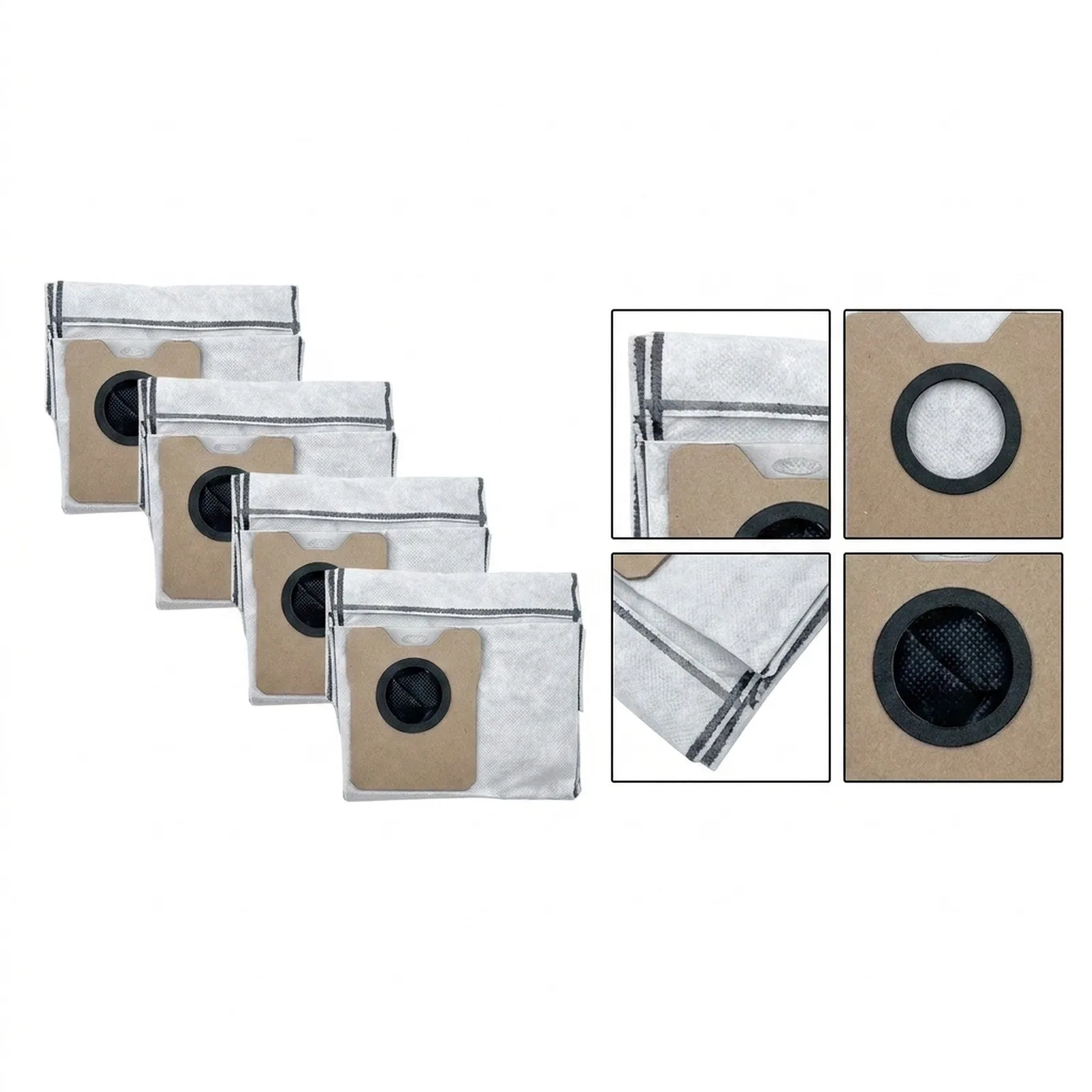 Clog Free Dust Collection Home Appliances Robot Vacuum Dust Bags High Capacity Maintenance Free Clog-Free Airflow
